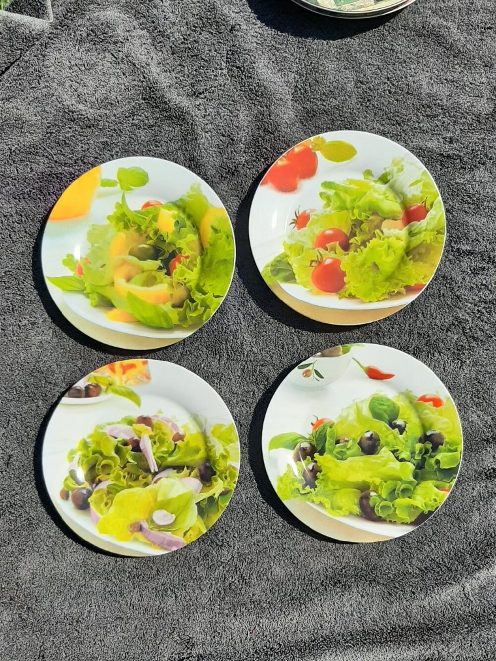Dara Popis for Easy Life Salad Plates (4) 7.5"D